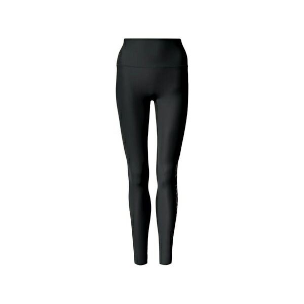 文句なしちょっとの間 レディース 心地好いズボン下 ボトムス Logo leggings Black