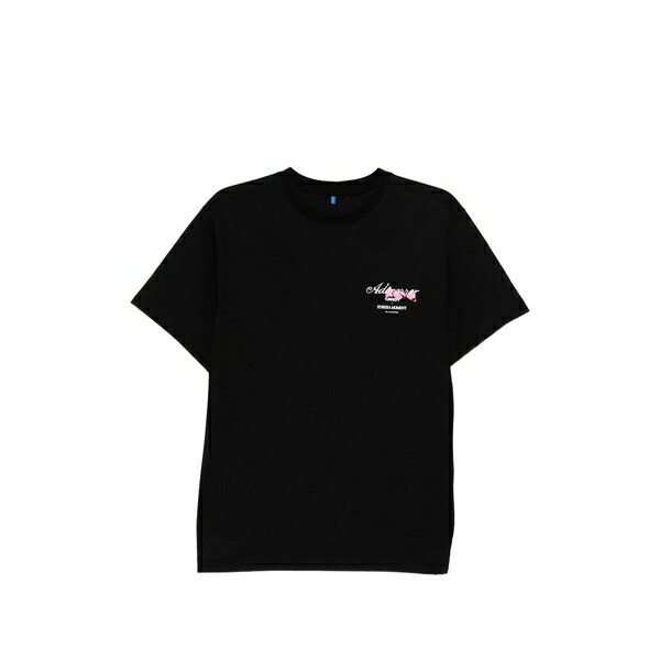 アーダーエラー メンズ ティーシャツ トップス Logo embroidered t-shirt Black