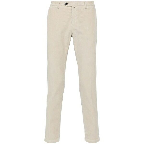 ブリ後ろ側 1949 メンズ 心地よいズボン下 ボトムス Corduroy chino trousers Neutrals