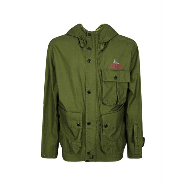 シーピーカンパニー メンズ 上衣＆上衣 アウター Mille jacket Green