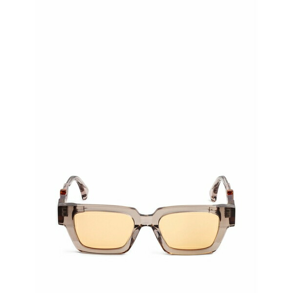 クボラウム メンズ サングラス・アイウェア アクセサリー I01 square-frame sunglasses Grey｜asty