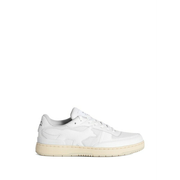 棲み家 狐狸 レディース スニーカー シューズ Chiru fox-patch panelled sneakers White