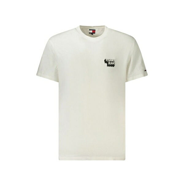トミー ヒルフィガー メンズ ティーシャツ トップス Logo-detail t-shirt Neutrals