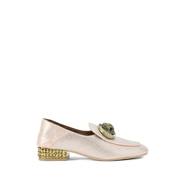カートジェイガーロンドン レディース スリッポン・ローファー シューズ Embellished bead detail loafers Pink｜asty
