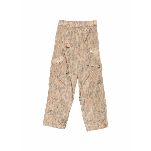 ガニー レディース 心地よいズボン下 ボトムス Printed cargo pants Neutrals