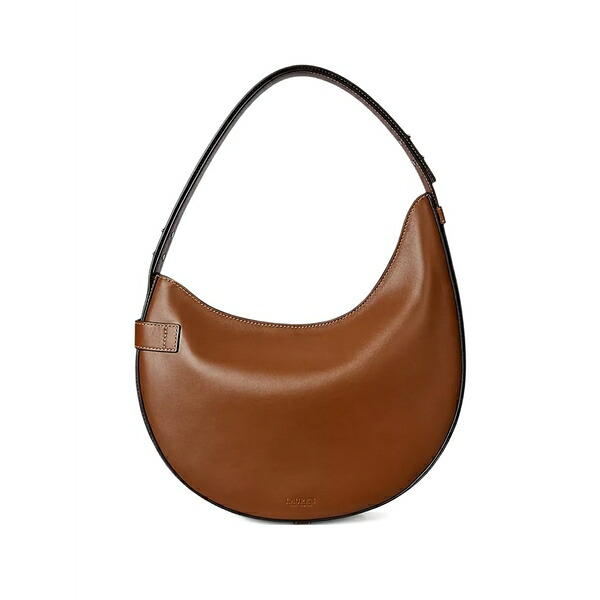 ラルフローレン レディース ショルダーバッグ 御徒面子 Large tasha buckle-detail shoulder bag Brown