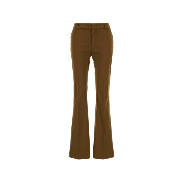 PTトリノ レディース 心地好いズボン下 ボトムス Elsa flared trousers Brown