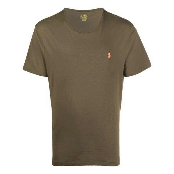 ラルフローレン メンズ ティーシャツ トップス Embroidered-logo short-sleeve t-shirt Green