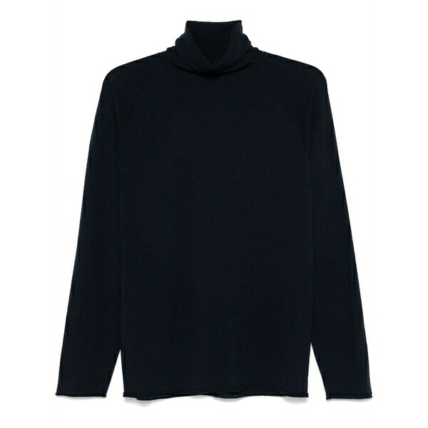 ロベルトコリーナ メンズ 編み物\u0026プルオーバー アウター High-neck sweater Blue