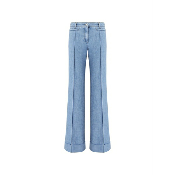 ミッソーニ レディース ジーンズズボン下 ボトムス Cuffed-hem jeans Blue