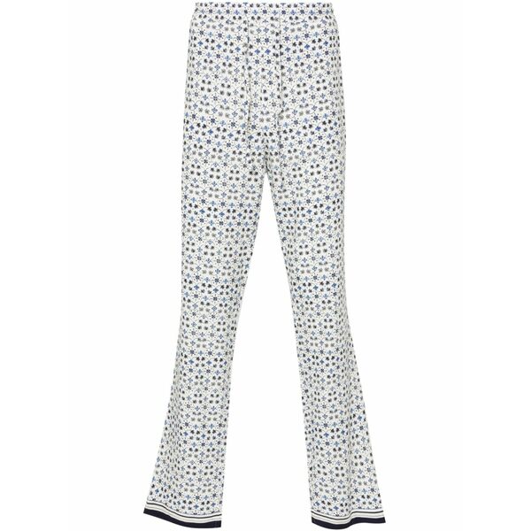 オール赤ちょうちん 赤銅色 メンズ 心地よいズボン下 ボトムス Alfred straight-leg trousers White