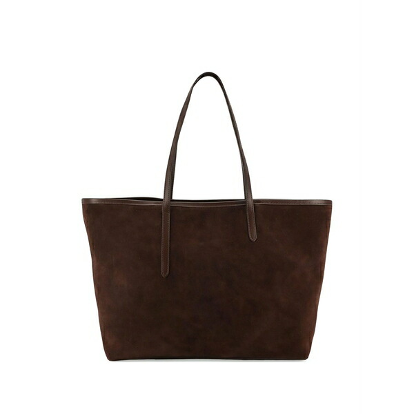 エーティーピー アトリエ レディース トートバッグ バッグ Eraclea suede shoulder bag Brown|asty