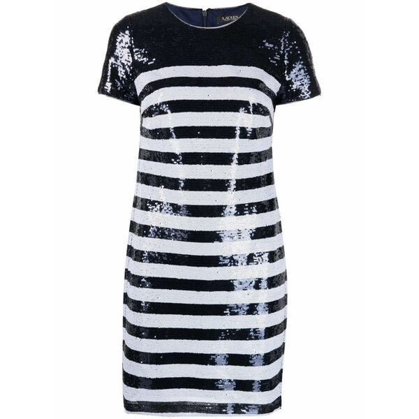 ラルフローレン レディース 衣裳 トップス Sequin-embellished dress Blue