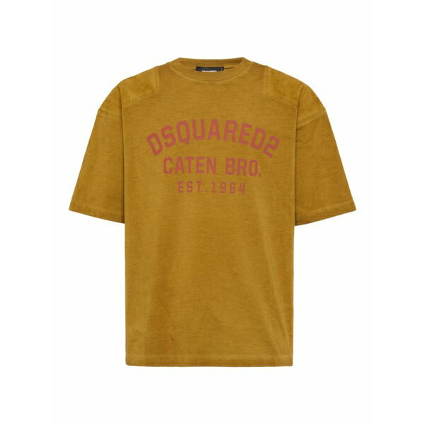 ディースクエアード メンズ プルオーバー トップス Supernegative t-shirt Yellow