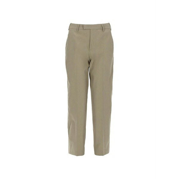 PTトリノ レディース 心地よいズボン下 ボトムス Pressed-crease straight-leg trousers Neutrals