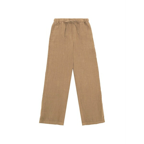 フォルテラ レディース 心地よいズボン下 ボトムス Jaleh linen drawstring straight trousers Neutrals