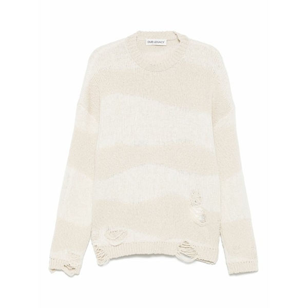 アワーレガシー レディース ニット&セーター アウター Distressed sweater Neutrals｜asty