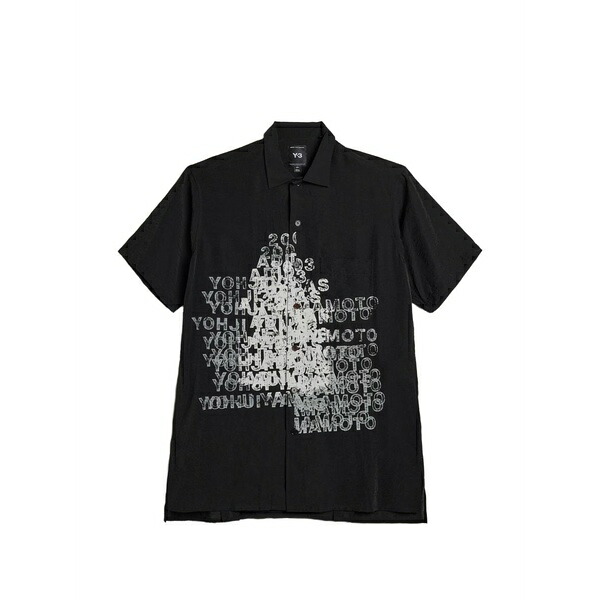 ワイスロバート・エドワード・リー メンズ プルオーバー トップス Short-sleeve print shirt Black
