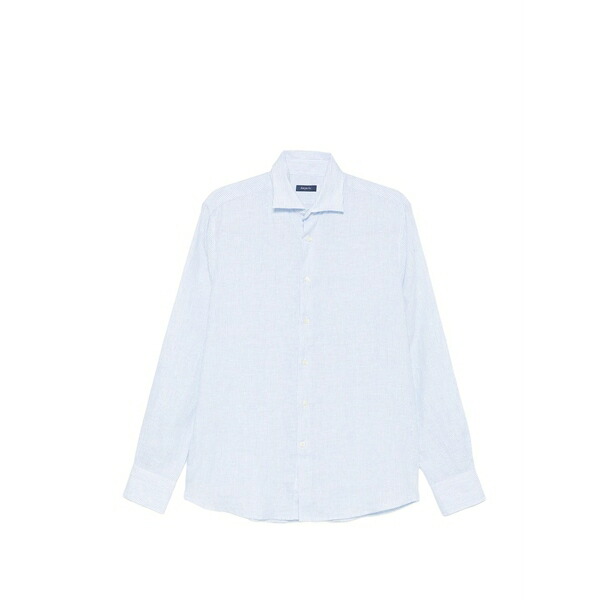 デペルル メンズ ティーシャツ トップス Wally striped long-sleeve shirt Blue
