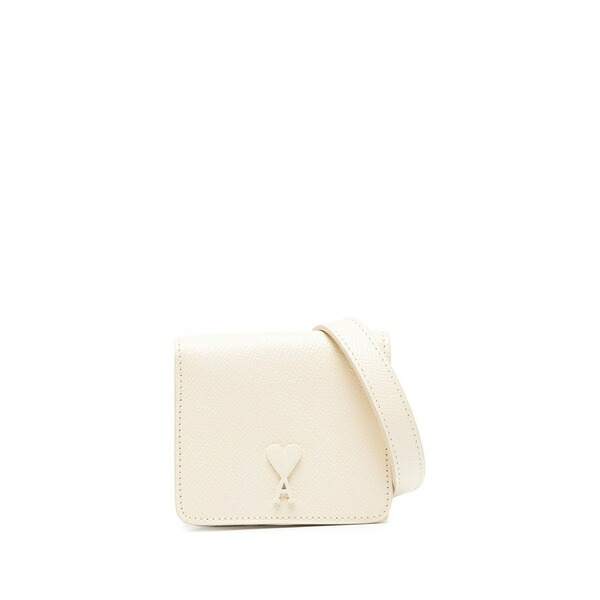 意中の女 メンズ 札入れ 佩び物 Ami de coeur leather card holder Neutrals