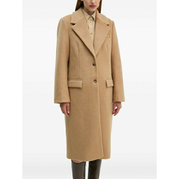 デイ・ビルゲール・エ・ミッケルセン レディース 厚地の外套 アウター Buttoned coat Brown