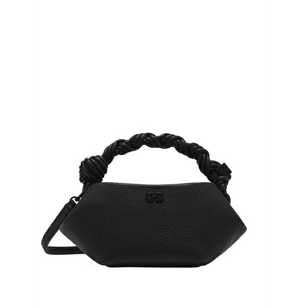 ガニー レディース トートバッグ 御徒面子 Mini bou twisted-handle tote bag Black