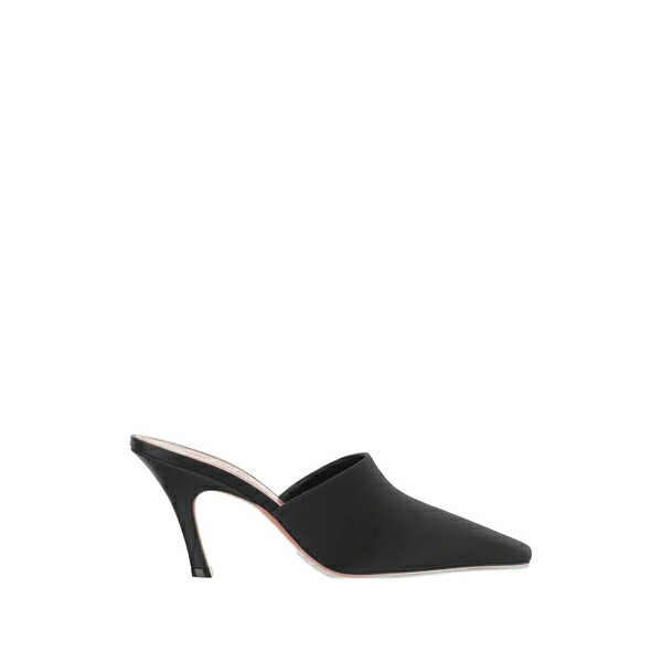 アミナモアディ レディース サンダル シューズ Jamie square-toe mules Black