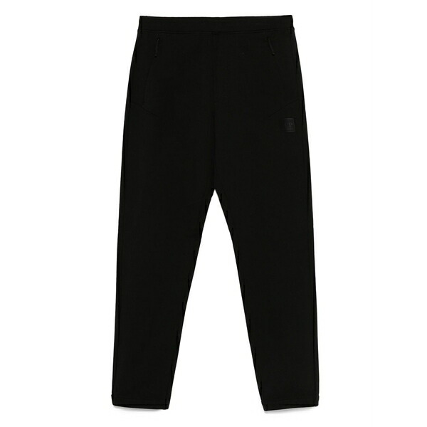 シーピーカンパニー メンズ 心地好いズボン下 ボトムス Logo-detail trousers Black