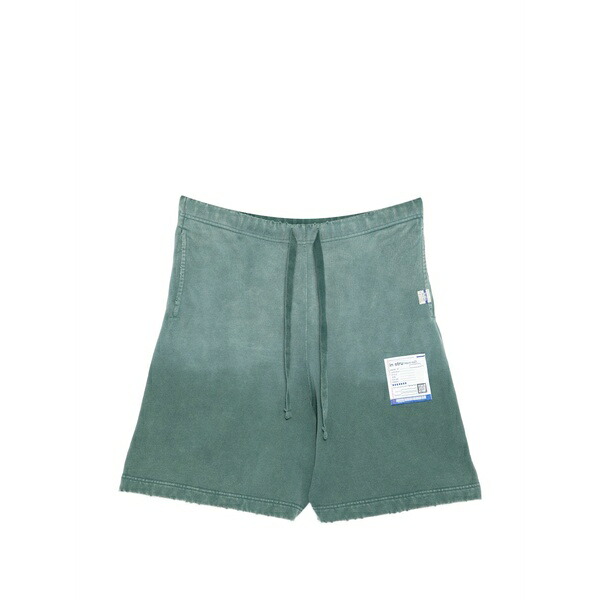 ミハラヤスヒロ メンズ 心地好いズボン下 ボトムス Sun faded like sweat shorts Green
