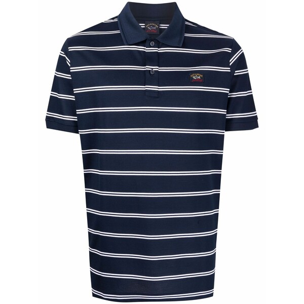 ポールアンドシャーク メンズ スポーツシャツ トップス Save the sea organic cotton polo shirt Blue