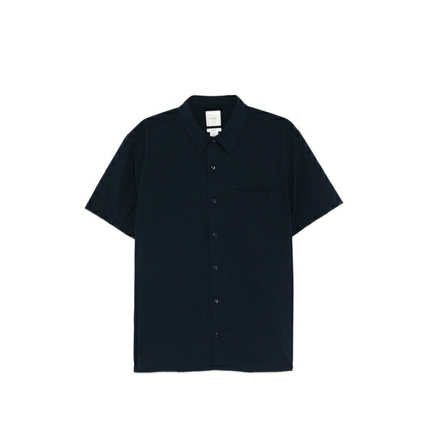 カルバンクライン メンズ プルオーバー トップス Seersucker shirt Blue