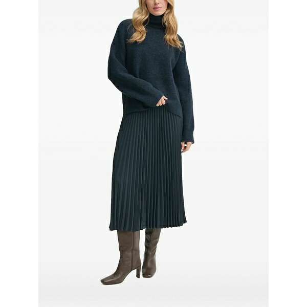 ゲタス レディース 編み物\u0026プルオーバー アウター Turtleneck long-sleeve sweater  Blue