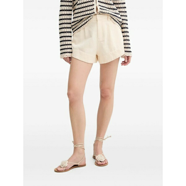 バッシュ レディース 心地好いズボン下 ボトムス Pleated pocket shorts Neutrals