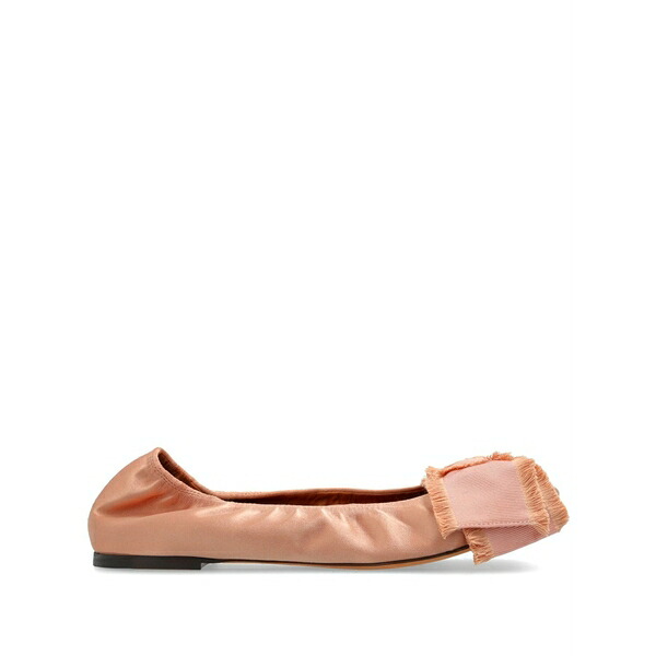ランバン レディース サンダル シューズ Bow-detail ballerina shoes Pink