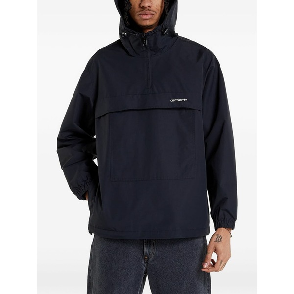 鉄道車両ハート型 メンズ パーカー・スウェットシャツ アウター Windbreaker hoodie Black