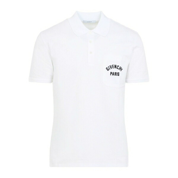 ジバンシー メンズ スポーツシャツ トップス Logo polo shirt White