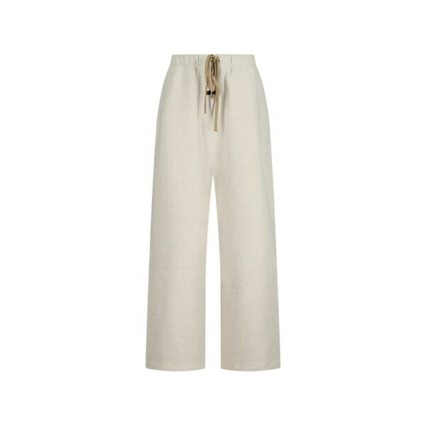 エフオージーエッセンシャルズ レディース 心地好いズボン下 ボトムス Drawstring-waist track pants Neutrals