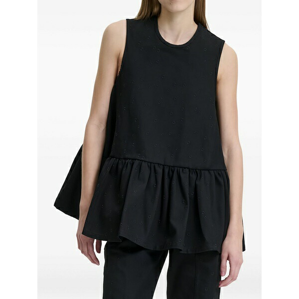 セシリー・バンセン レディース カットソー トップス Barbara embroidered top Black
