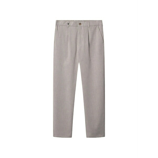 ギャバ メンズ 心地よいズボン下 ボトムス Napoli 19 pleated trousers Neutrals