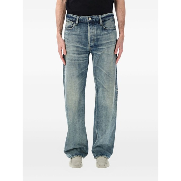 フィアオブゴッド メンズ ジーンズズボン下 ボトムス Japanese selvedge denim straight 5 pocket jeans Blue