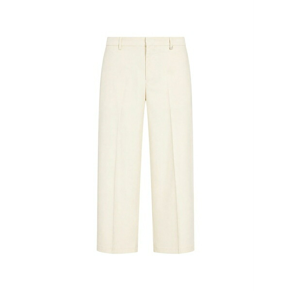 PTトリノ メンズ 心地好いズボン下 ボトムス Pressed-crease straight-leg trousers Neutrals