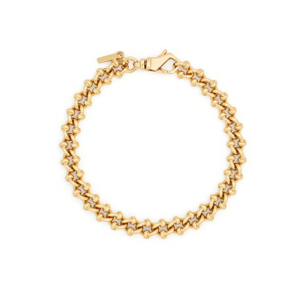 エマニュエレ ビコッキ メンズ 輪っか 付属物 Knot-detail gold-plated chain bracelet Gold
