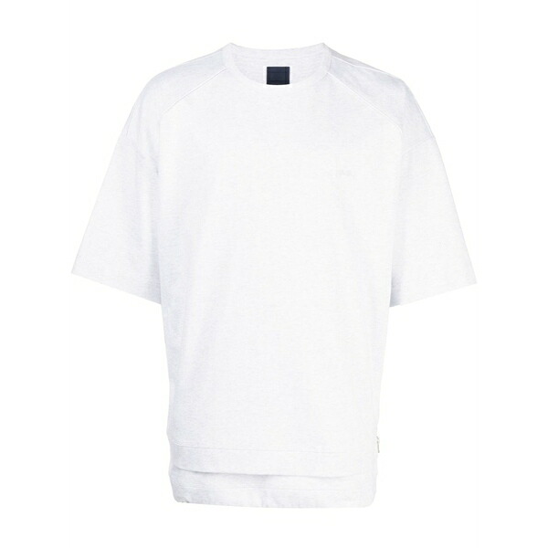 ジュン・ジー メンズ プルオーバー トップス Oversized drawstring t-shirt Grey