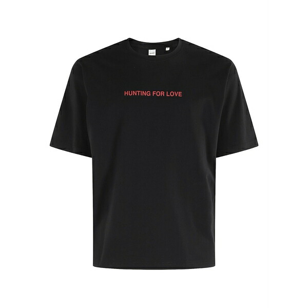 アスペジ メンズ ティーシャツ トップス Embroidered-detail t-shirt Black