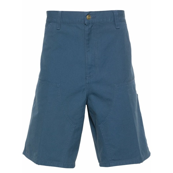 鉄道車両ハート型 メンズ 心地よいズボン下 ボトムス Double knee cotton shorts Blue