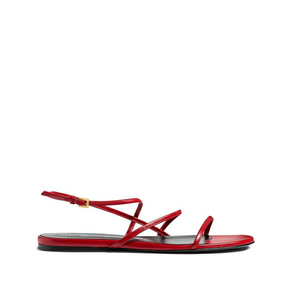 カイト レディース サンダル シューズ Loop flat sandals Red｜asty