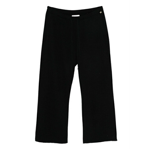エクストリームカシミア メンズ 心地よいズボン下 ボトムス N￠462 slouch drawstring-waist trousers Black