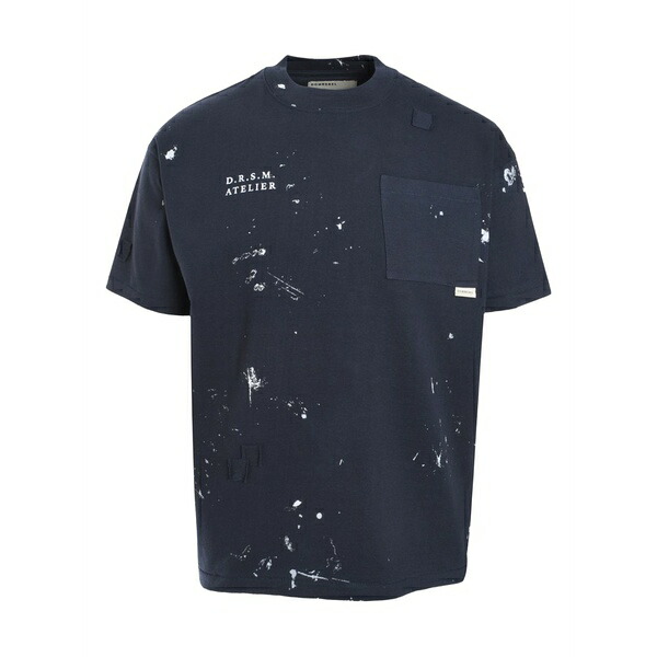 ドムレベル メンズ ティーシャツ トップス Atelier t-shirt Blue