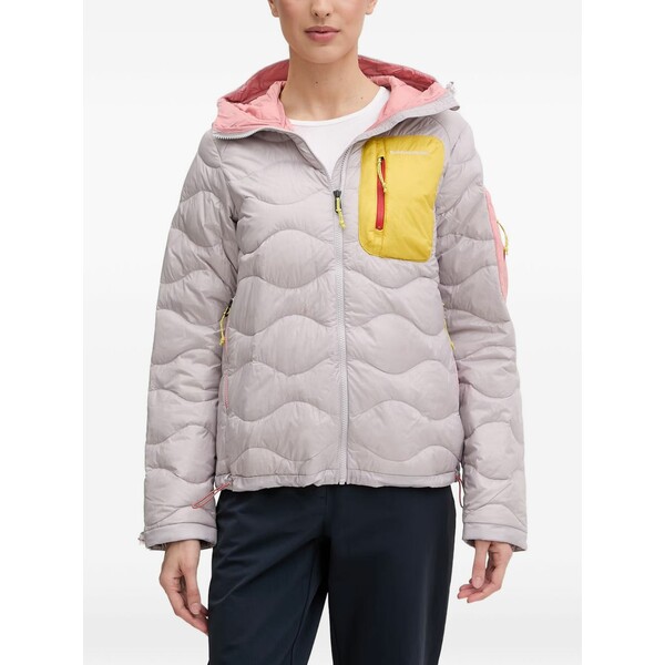 まっ盛り演技 レディース 上衣＆上衣 アウター Helium quilted hooded jacket Grey