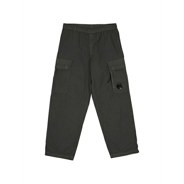 シーピーカンパニー メンズ 心地よいズボン下 ボトムス Lens-detail cargo pants Green